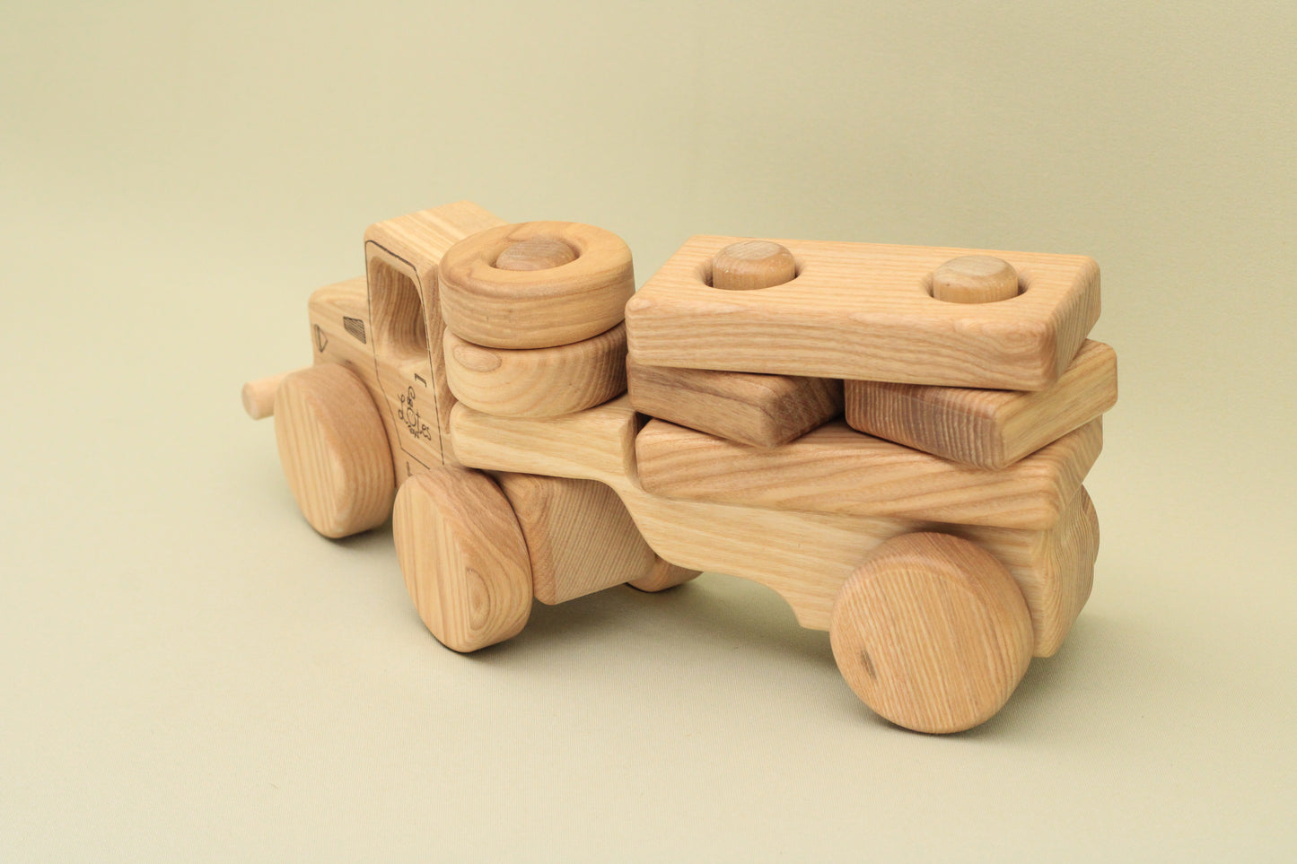Lotes Toys Wooden Construction Vehicles Car BT52
