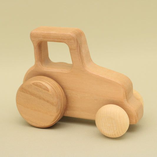 Lotes Toys wooden Eco Natural Tractor TR02