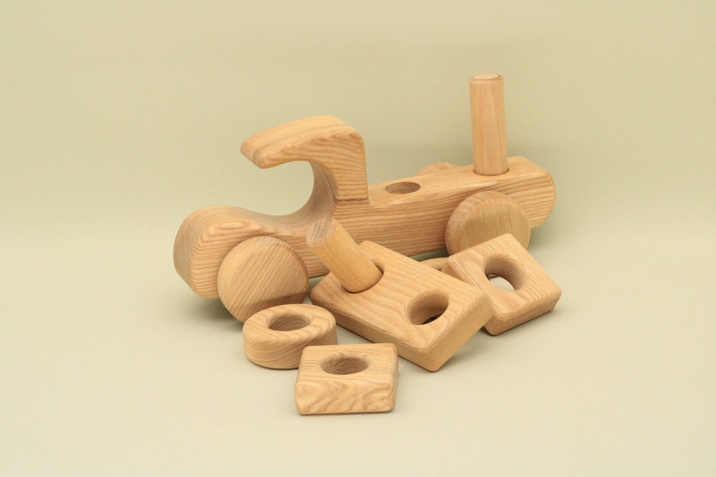 Lotes Toys Wooden Construction Vehicles Car BT24