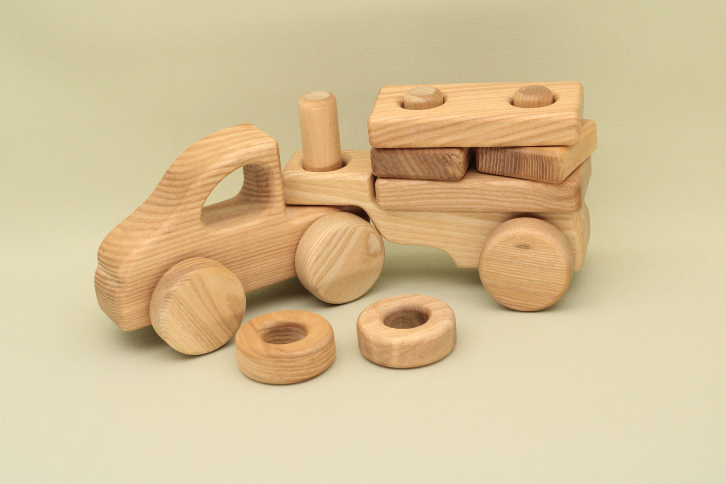 Lotes Toys Wooden Construction Vehicles Car BT10