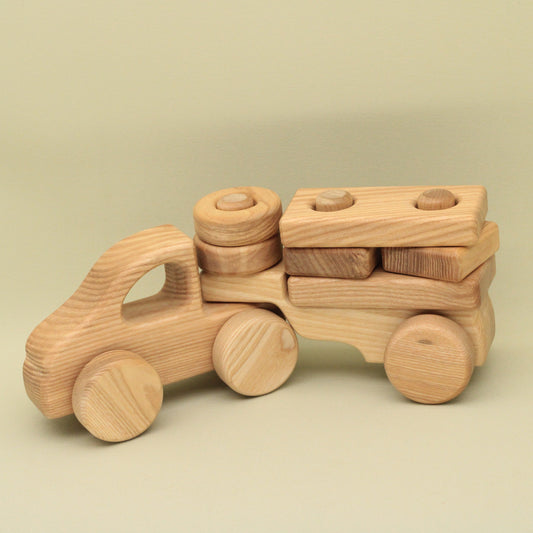 Lotes Toys Wooden Construction Vehicles Car BT10