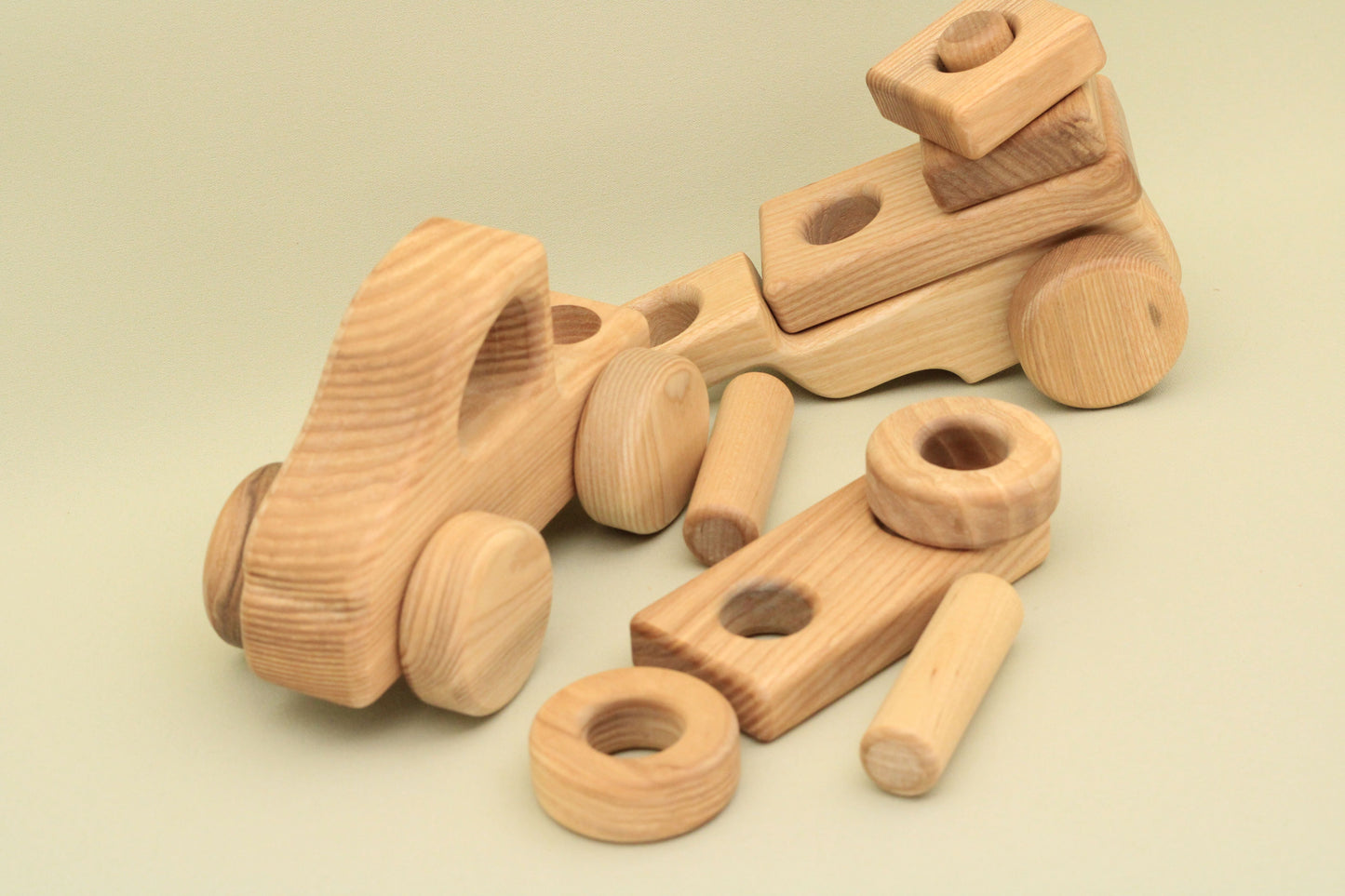 Lotes Toys Wooden Construction Vehicles Car BT10