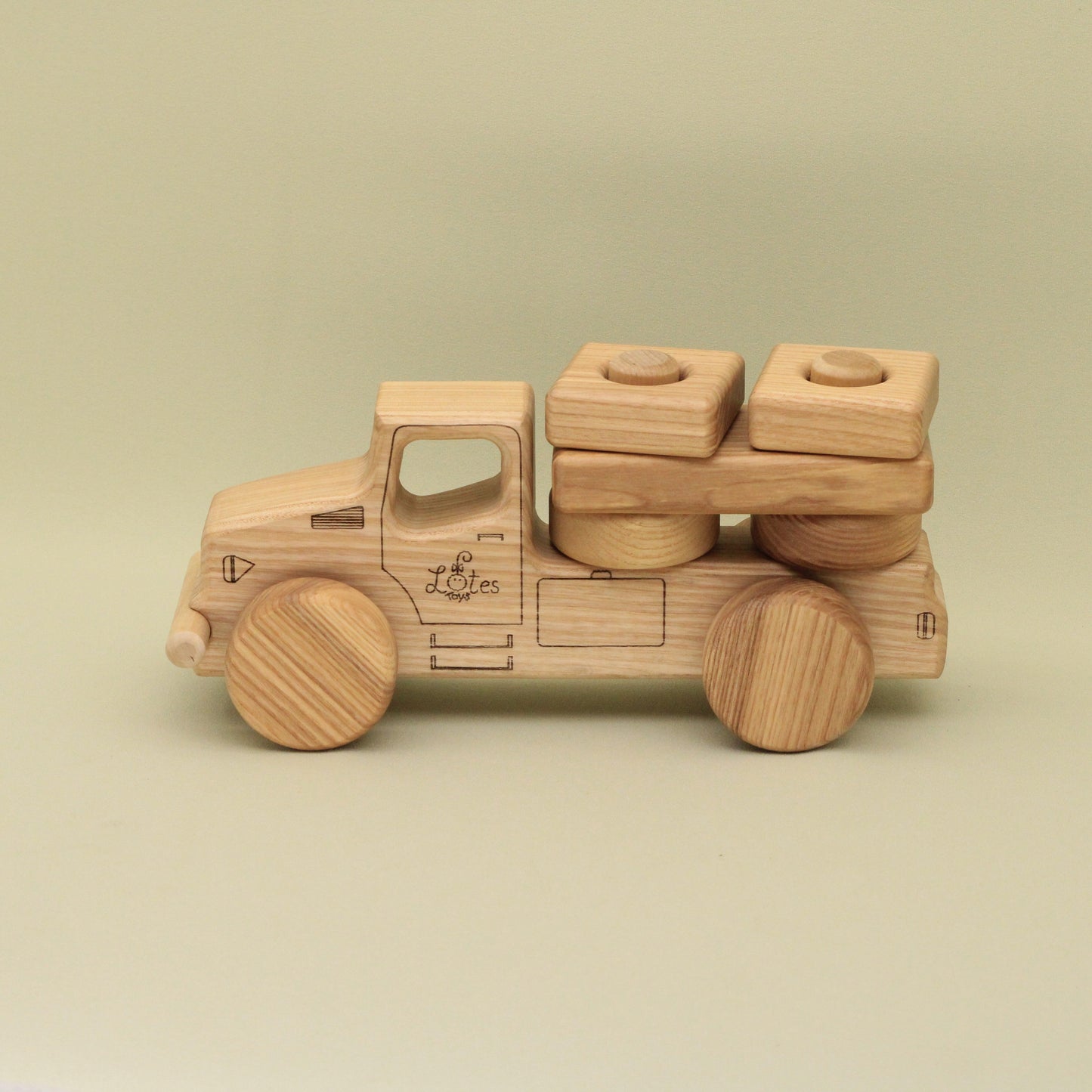 Lotes Toys Wooden Construction Vehicles Car BT51