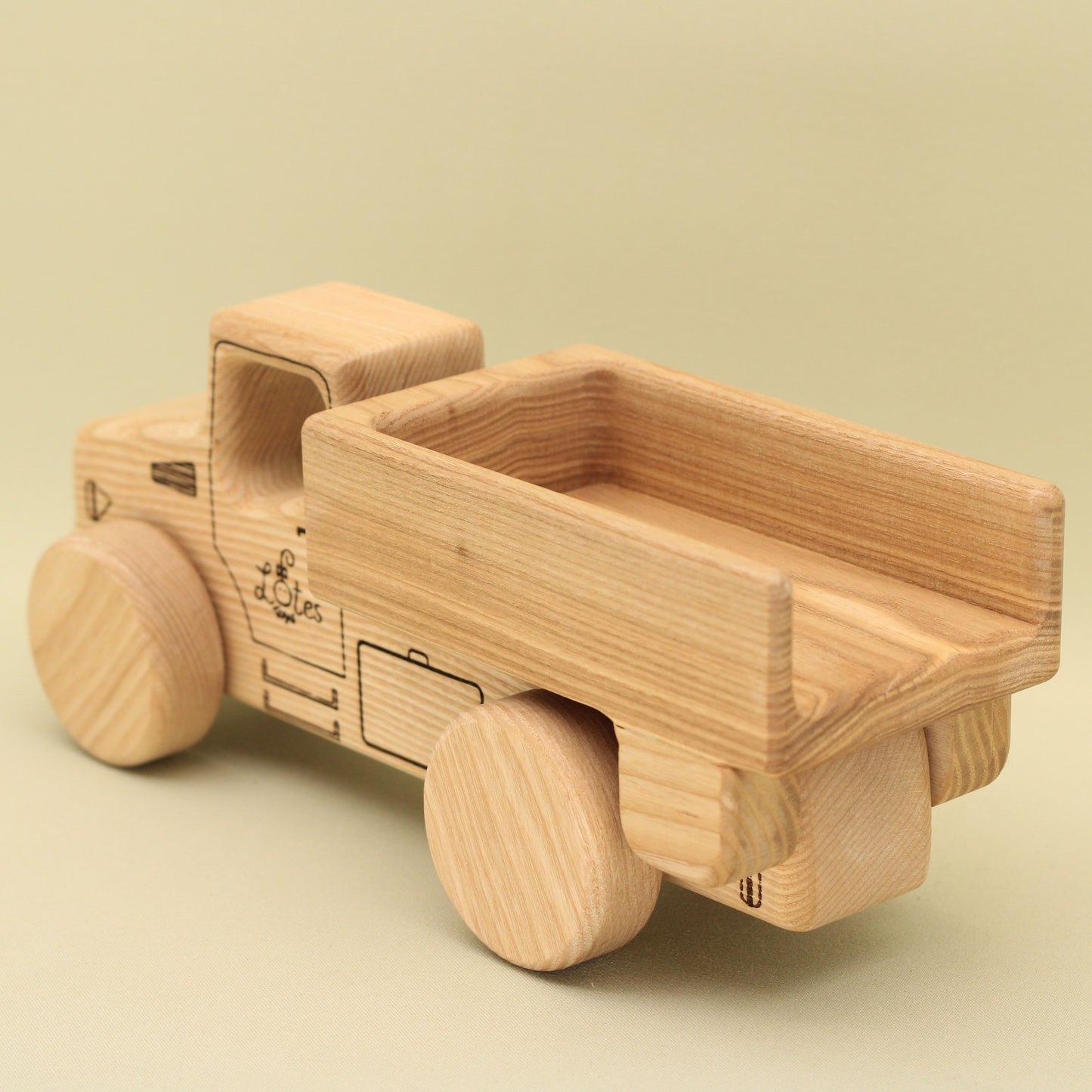 Lotes Toys Wooden Construction Vehicles Car BT53