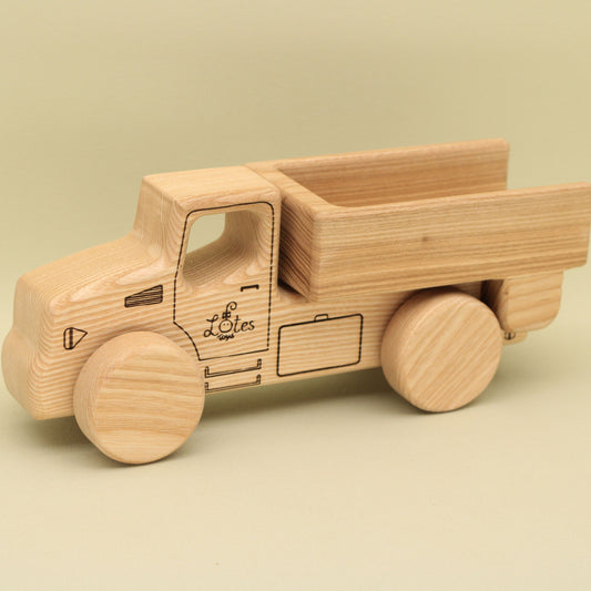 Lotes Toys Wooden Construction Vehicles Car BT53