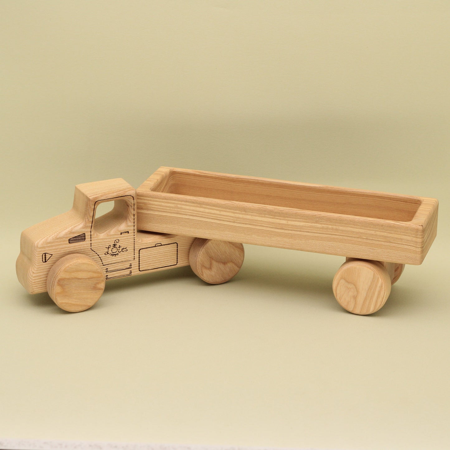 Lotes Toys Wooden Construction Vehicles Car BT54