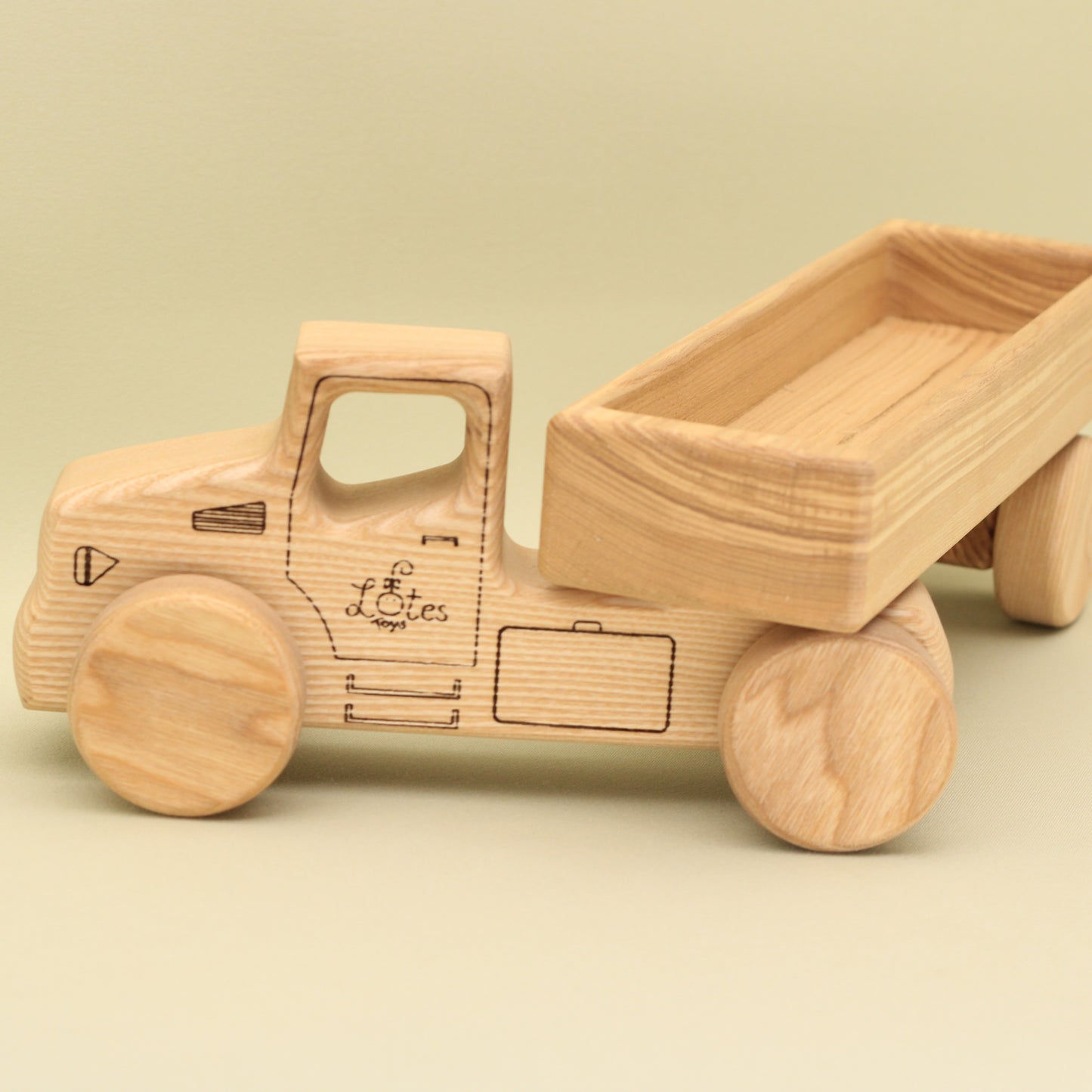 Lotes Toys Wooden Construction Vehicles Car BT54