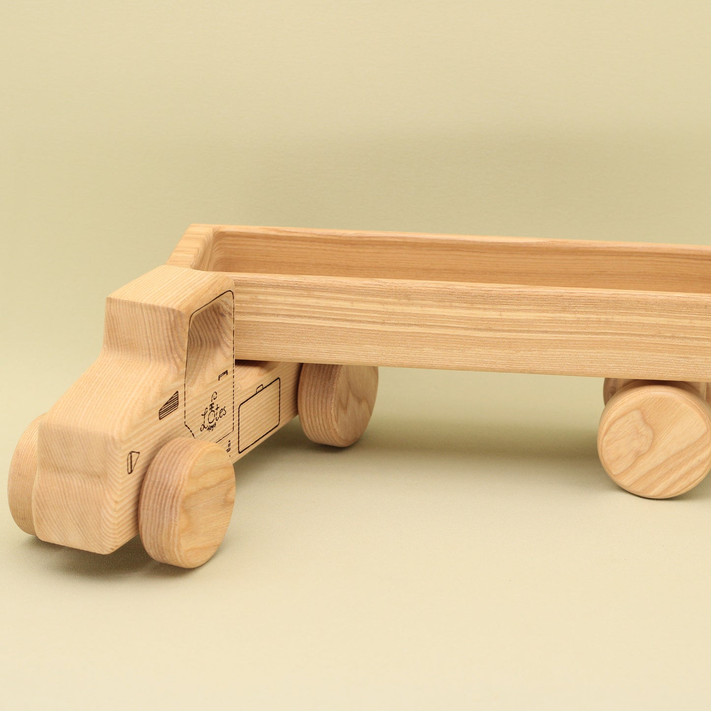Lotes Toys Wooden Construction Vehicles Car BT54