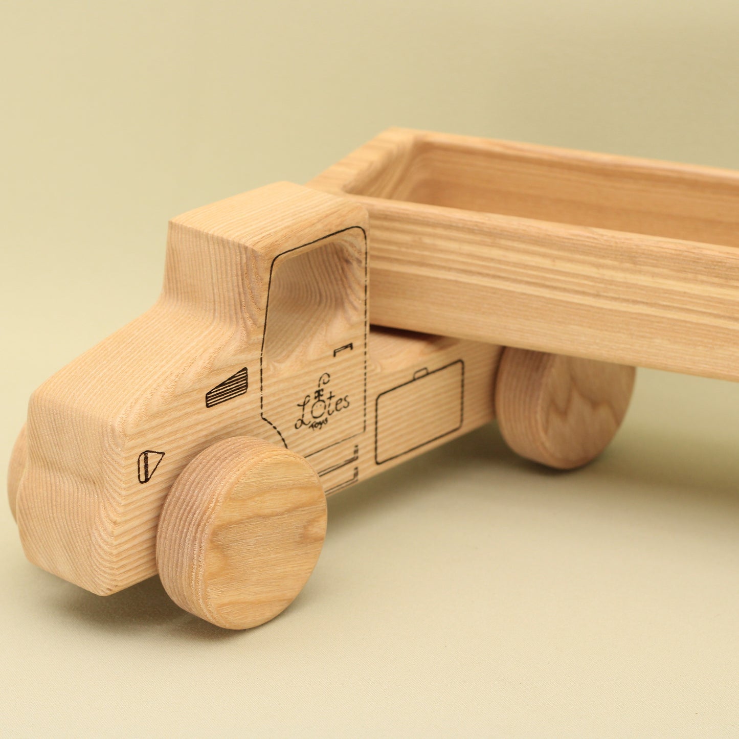 Lotes Toys Wooden Construction Vehicles Car BT54