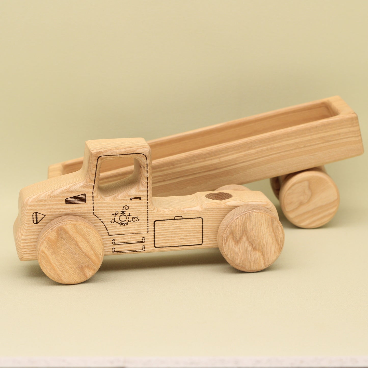 Lotes Toys Wooden Construction Vehicles Car BT54