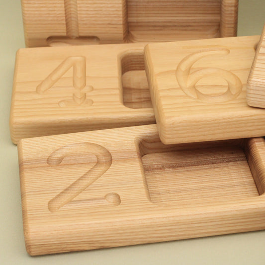 Lotes Toys Natural Educational Wooden Counting Set 1-10, LE21