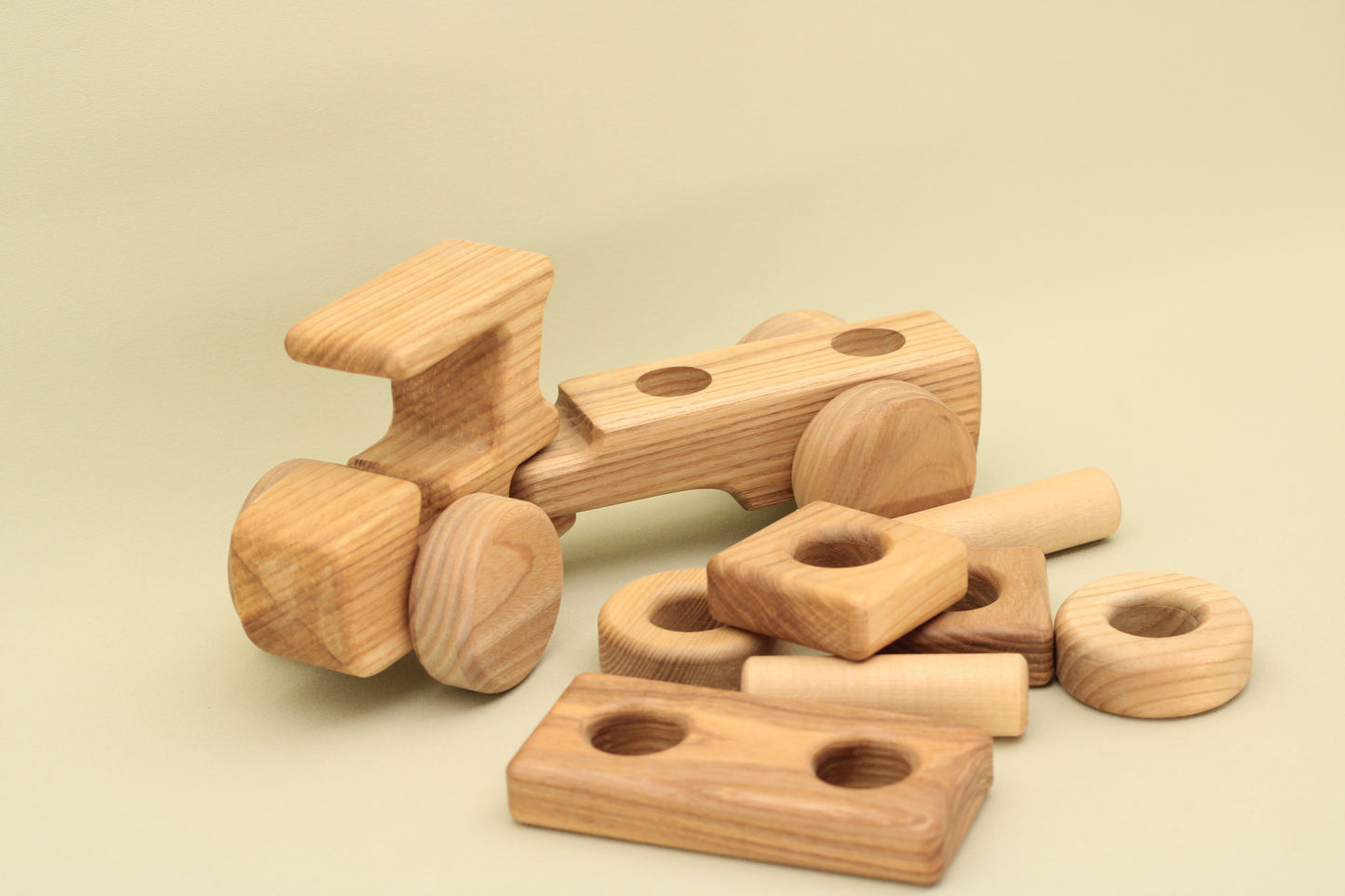Lotes Toys Wooden Construction Vehicles Car BT22