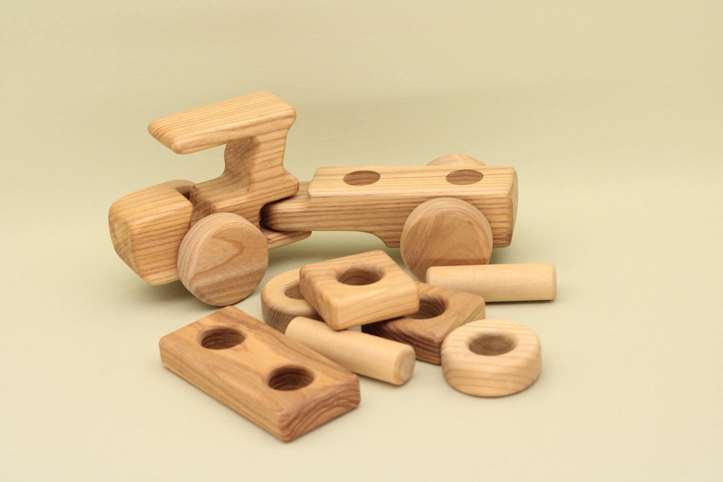 Lotes Toys Wooden Construction Vehicles Car BT22
