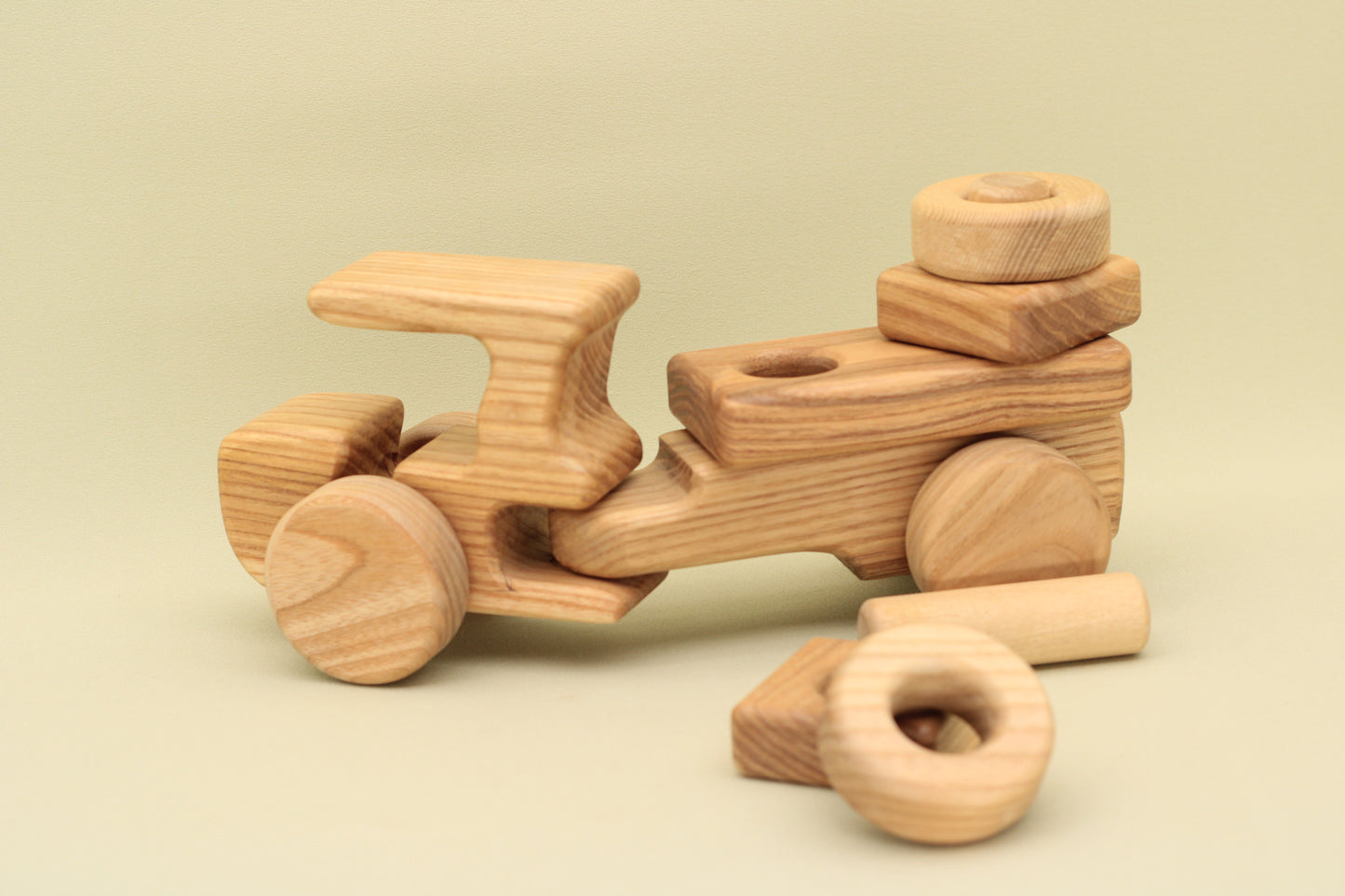 Lotes Toys Wooden Construction Vehicles Car BT22