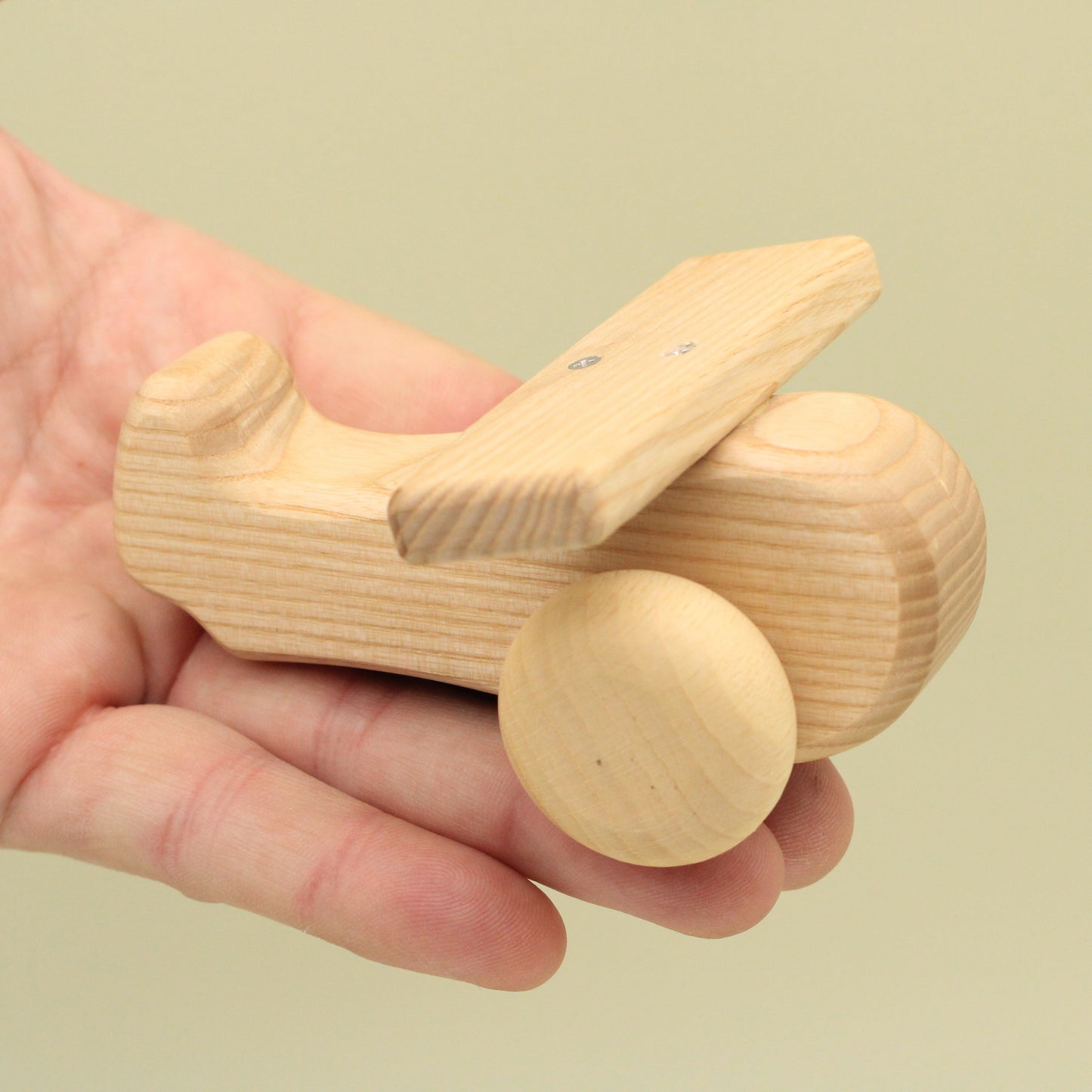 Lotes Toys Wooden Eco Friendly Natural Toy Airplane DC15