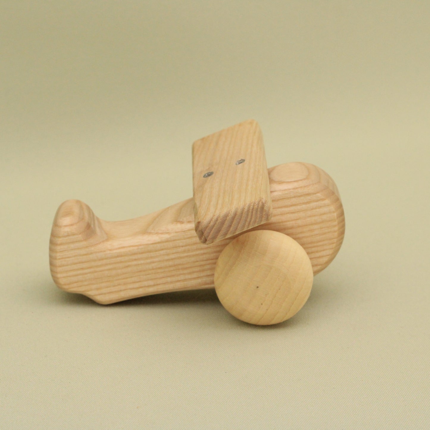 Lotes Toys Wooden Eco Friendly Natural Toy Airplane DC15