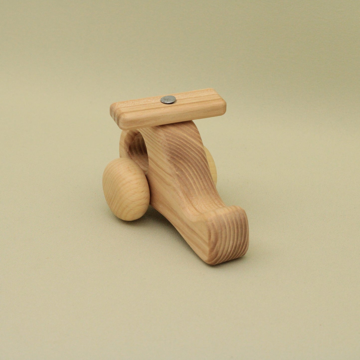 Lotes Toys Wooden Eco Friendly Natural Toy Helicopter DC14