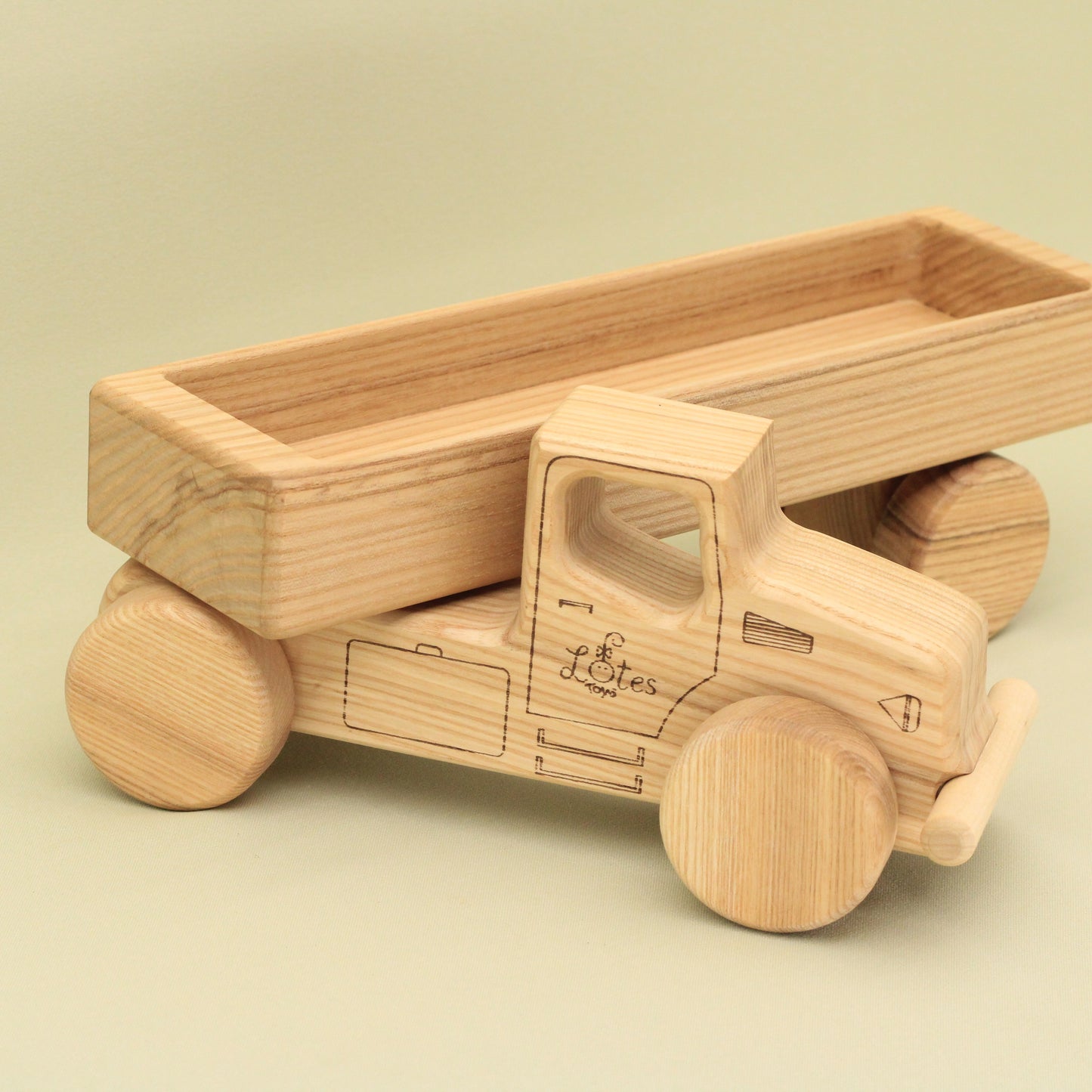 Lotes Toys Wooden Construction Vehicles Car BT54