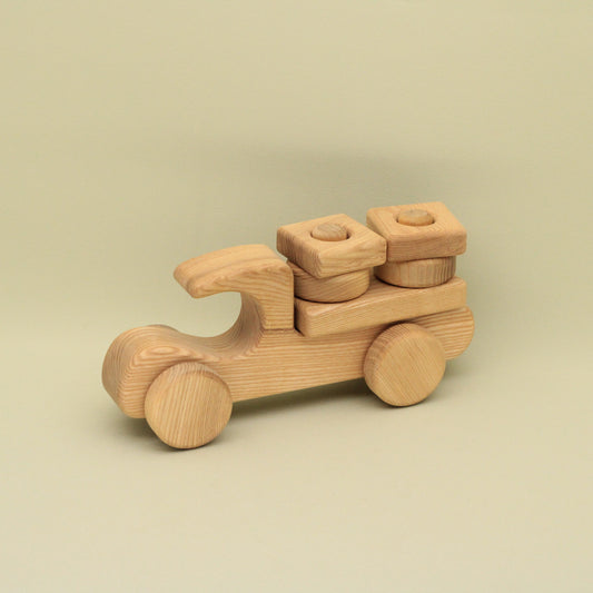 Lotes Toys Wooden Construction Vehicles Car BT24