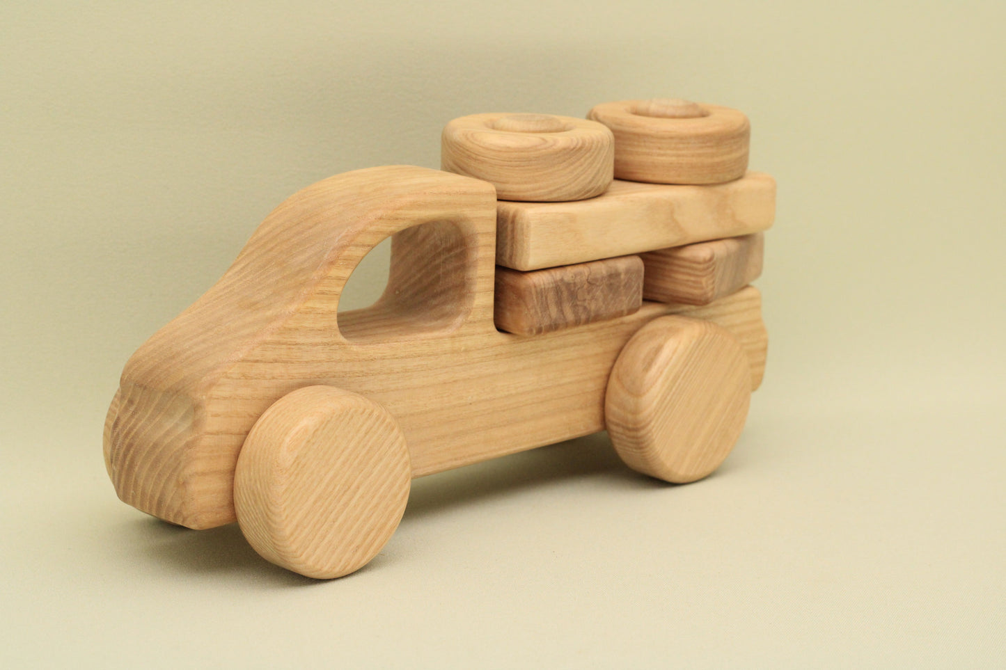 Lotes Toys Wooden Construction Vehicles Car BT09