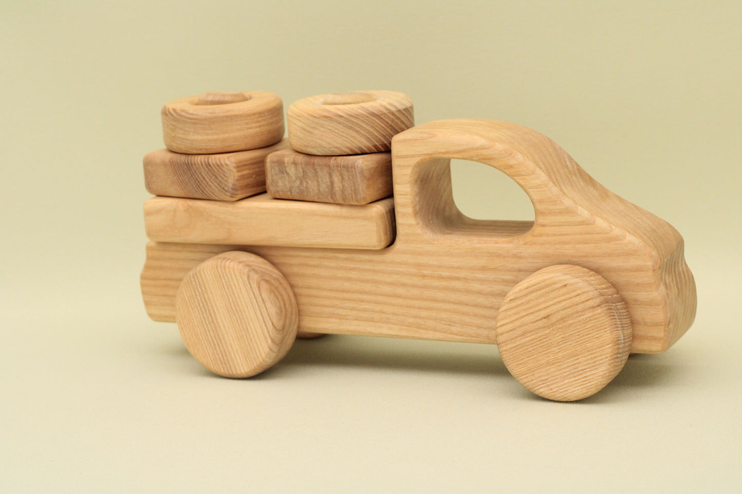 Lotes Toys Wooden Construction Vehicles Car BT09