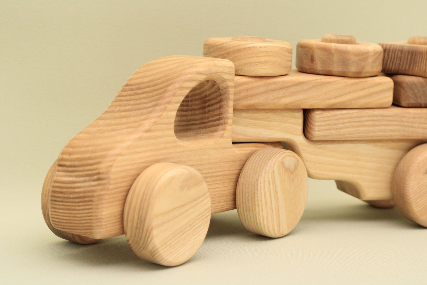 Lotes Toys Wooden Construction Vehicles Car BT10
