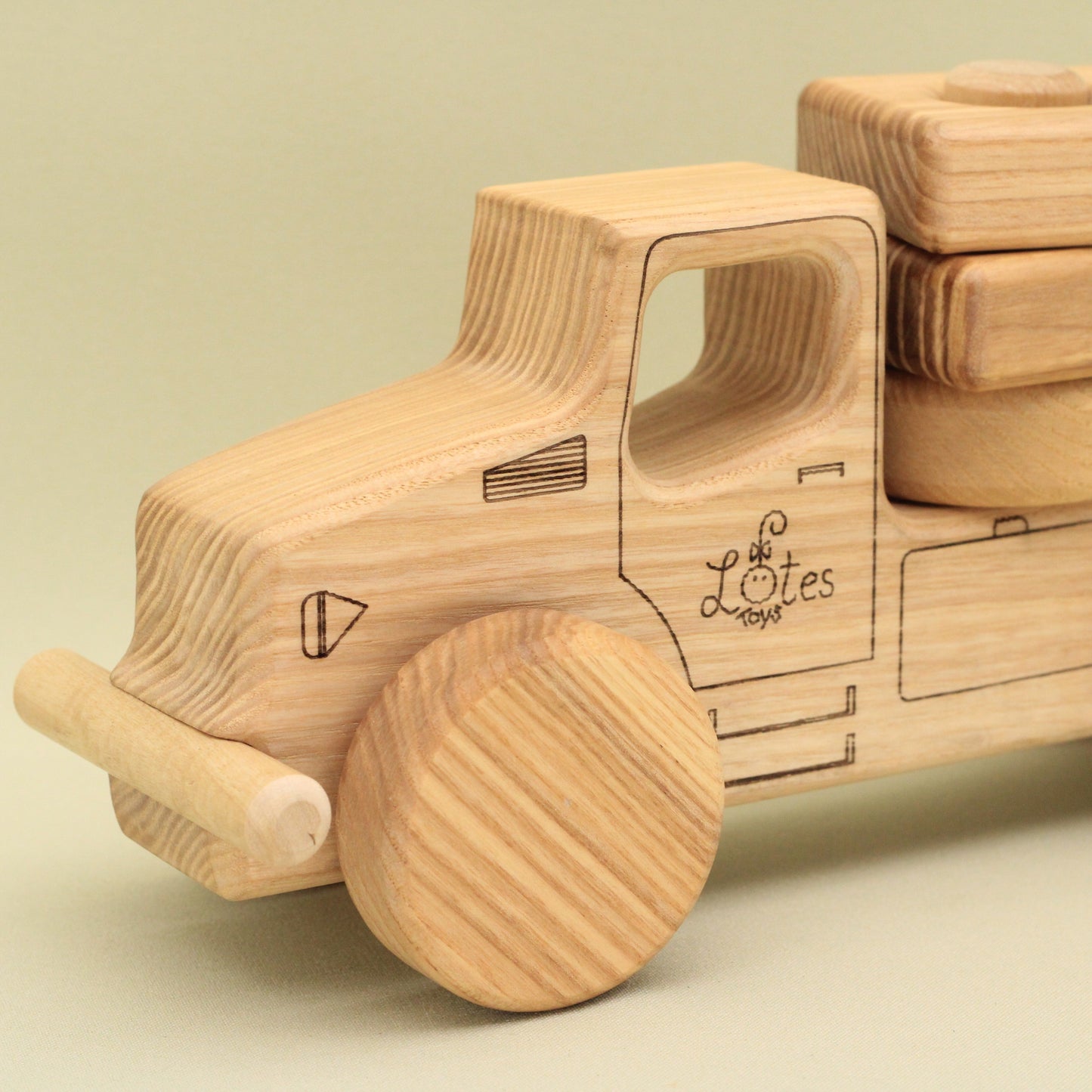 Lotes Toys Wooden Construction Vehicles Car BT51