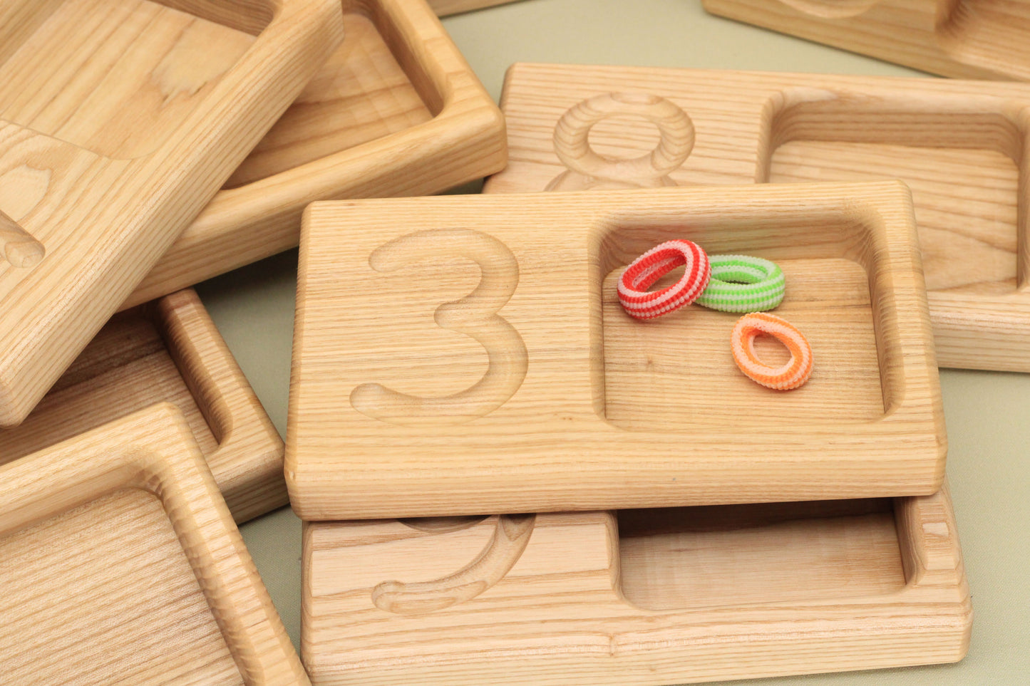 Lotes Toys Natural Educational Wooden Counting Set 1-10, LE21