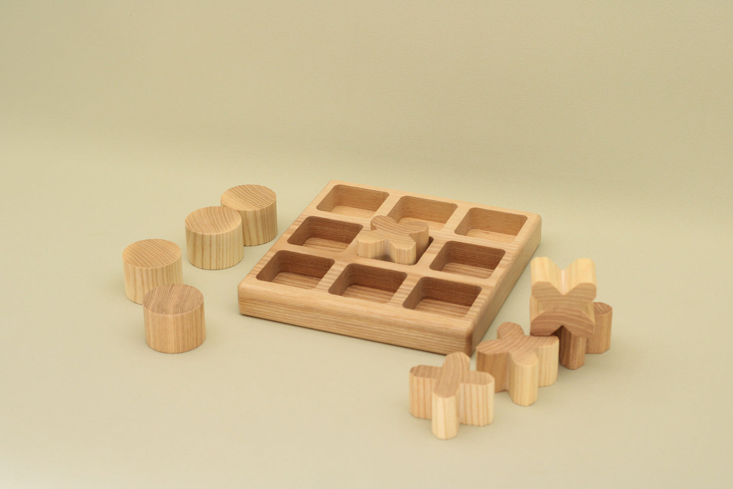 Lotes Toys Wooden Tic Tac Toe LE11