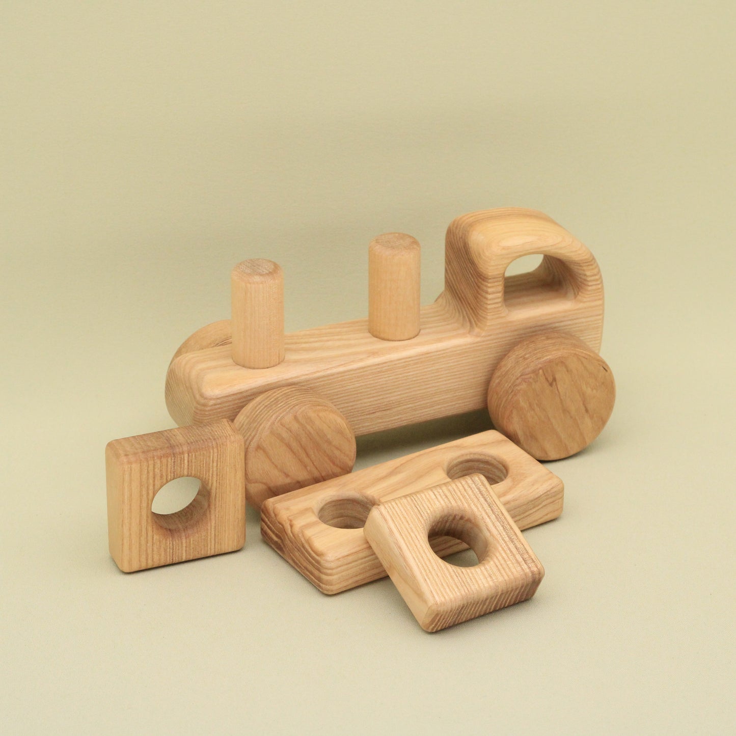 Lotes Toys Wooden Construction Vehicles Car BT71